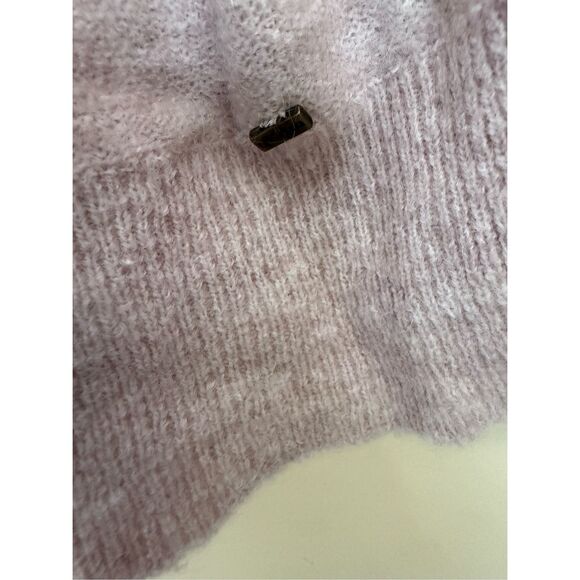 TED BAKER Larbow Statement Bow Sweater Pink Wool Knit Pullover Women's Size 6 Sm - Picture 4 of 8